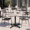 FLEXMOB Fauteuil d'extérieur taupe 76x55x64 cm Olbia