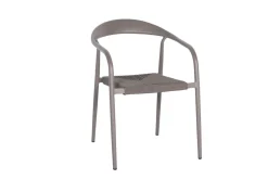 FLEXMOB Fauteuil d'extérieur taupe 76x55x64 cm Olbia