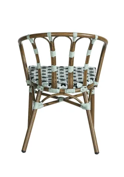 FLEXMOB Fauteuil d'extérieur vert 77,5x56x59,5 cm Clichy Discount