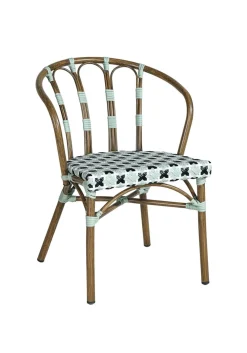 FLEXMOB Fauteuil d'extérieur vert 77,5x56x59,5 cm Clichy Discount