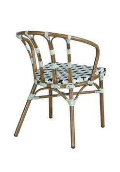FLEXMOB Fauteuil d'extérieur vert 77,5x56x59,5 cm Clichy Discount