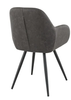 Fauteuil d'intérieur gris anthracite 87x57x59 cm Olaf - FLEXMOB Clearance