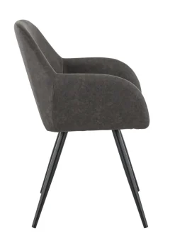 Fauteuil d'intérieur gris anthracite 87x57x59 cm Olaf - FLEXMOB Clearance