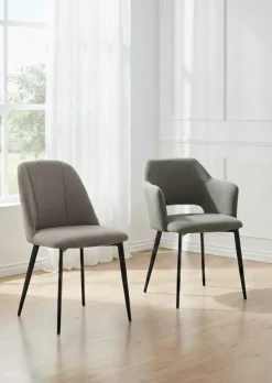 FLEXMOB Fauteuil greige 80,2x55x57,2 cm Francis
