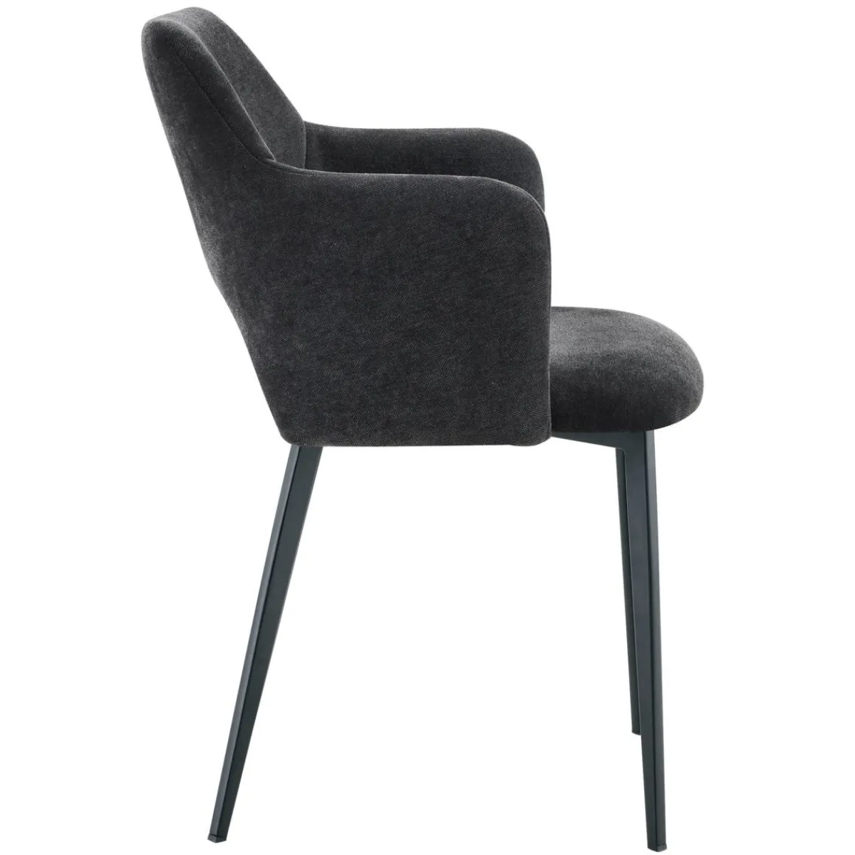 Fauteuil gris anthracite 80,2x55x57,2 cm Francis - FLEXMOB Online