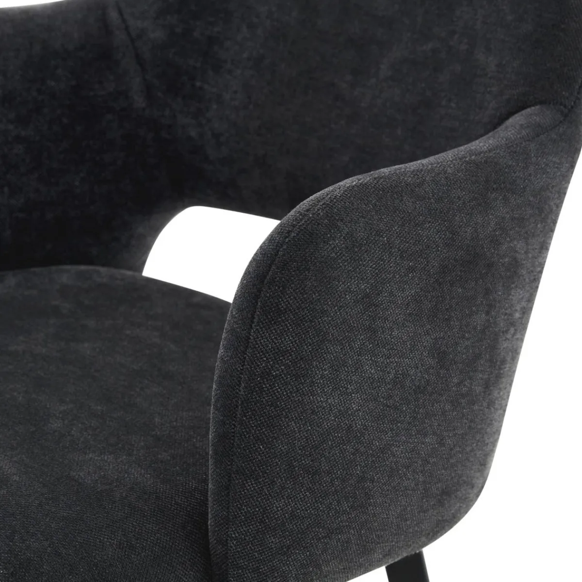 Fauteuil gris anthracite 80,2x55x57,2 cm Francis - FLEXMOB Online