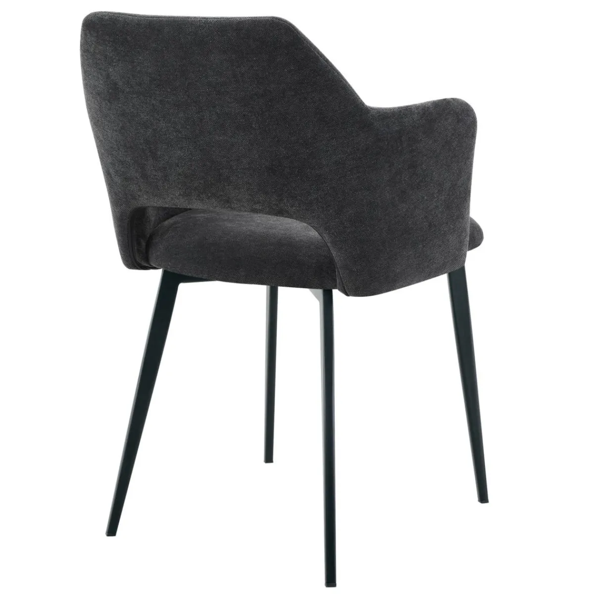 Fauteuil gris anthracite 80,2x55x57,2 cm Francis - FLEXMOB Online