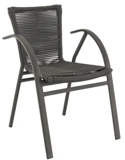 Fauteuil gris anthracite 78x54x55 cm Saint_raphael - FLEXMOB Outlet