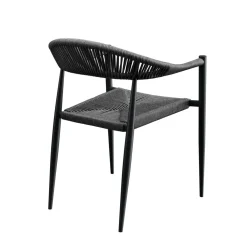 Fauteuil gris anthracite 77x57x58 cm Amsterdam - FLEXMOB Sale