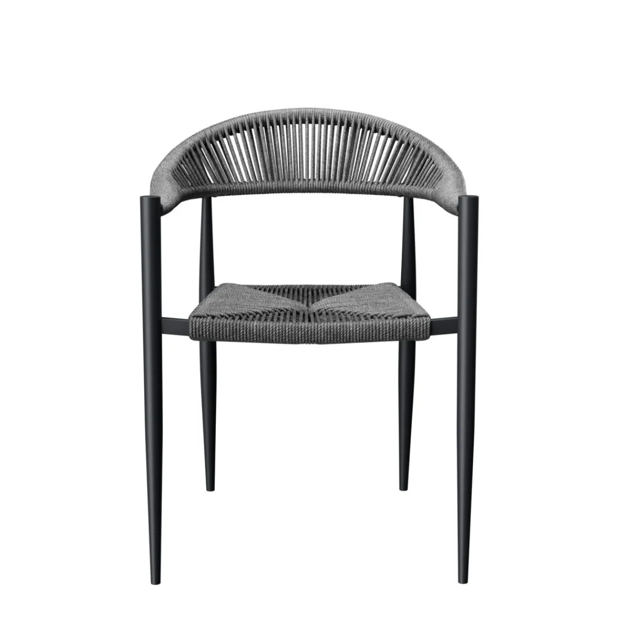 Fauteuil gris anthracite 77x57x58 cm Amsterdam - FLEXMOB Sale