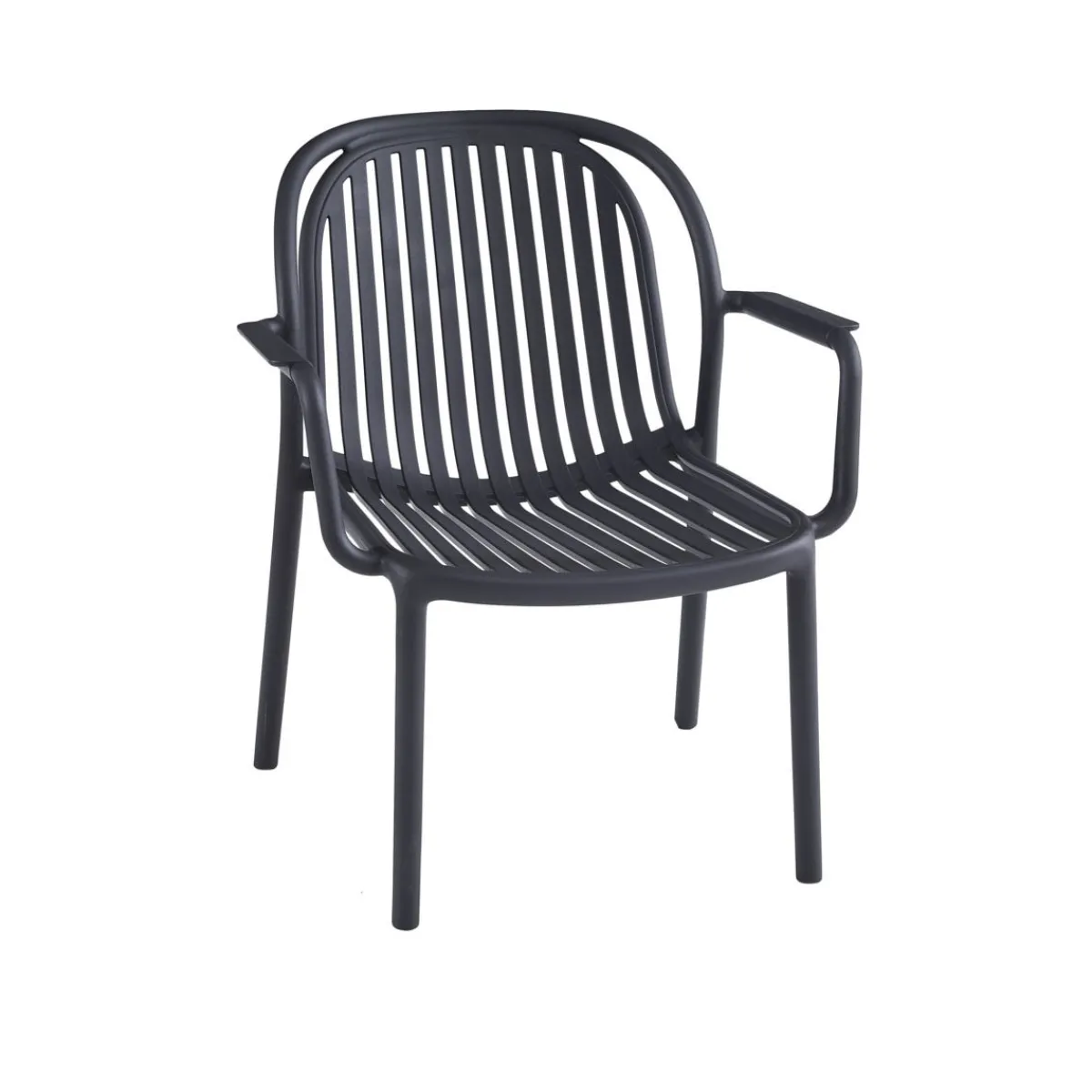 FLEXMOB Fauteuil gris anthracite 76x65x66 cm Doha Hot