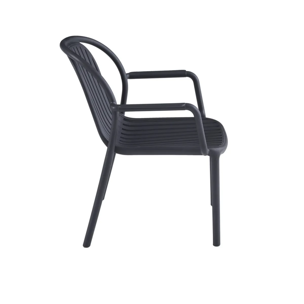 FLEXMOB Fauteuil gris anthracite 76x65x66 cm Doha Hot