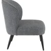 Fauteuil gris foncé 78x70x72 cm Eugenie - FLEXMOB