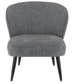 Fauteuil gris foncé 78x70x72 cm Eugenie - FLEXMOB
