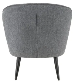 Fauteuil gris foncé 78x70x72 cm Eugenie - FLEXMOB