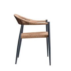 Fauteuil paille 77x57x58 cm Amsterdam - FLEXMOB Best