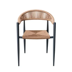 Fauteuil paille 77x57x58 cm Amsterdam - FLEXMOB Best