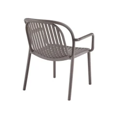 FLEXMOB Fauteuil taupe 76x65x66 cm Doha Discount