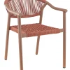 Fauteuil terracotta 76x57x61 cm Denia - FLEXMOB Best