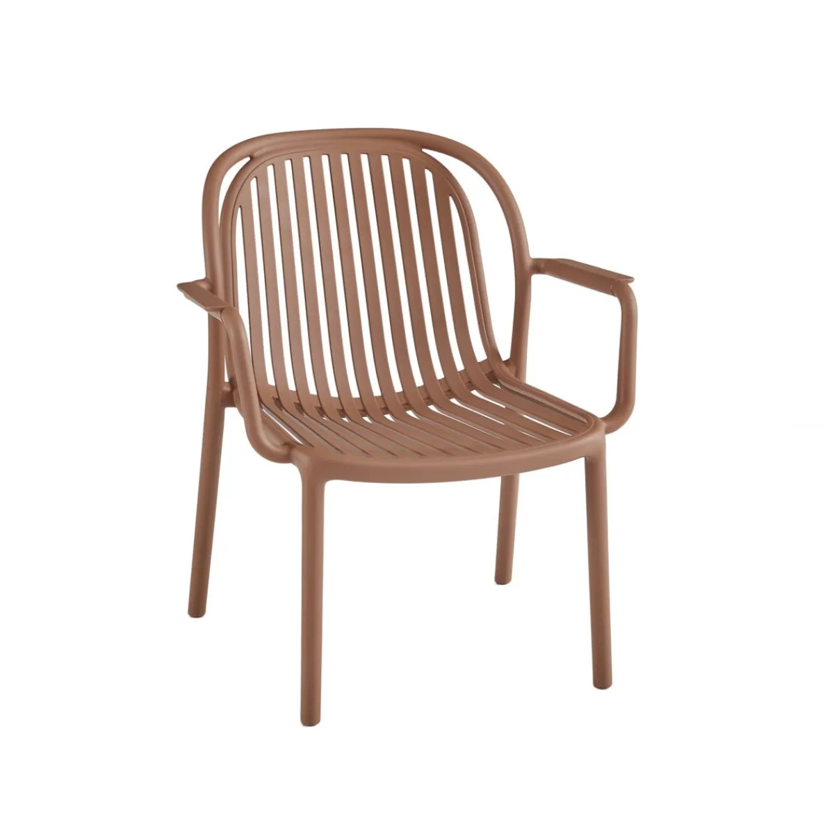 Fauteuil terracotta 76x65x66 cm Doha - FLEXMOB