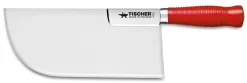 FISCHER Feuille à fendre inox rouge 965 g 28 cm inox plastique Hot