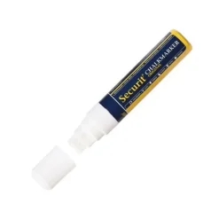 SECURIT Feutre craie pointe large blanc Clearance