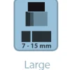 Feutres craie couleur pointe large bleu (4 pièces) - SECURIT Sale
