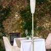 Fixation lampadaire led nomade sur parasol ou table vert sauge - PARANOCTA Best