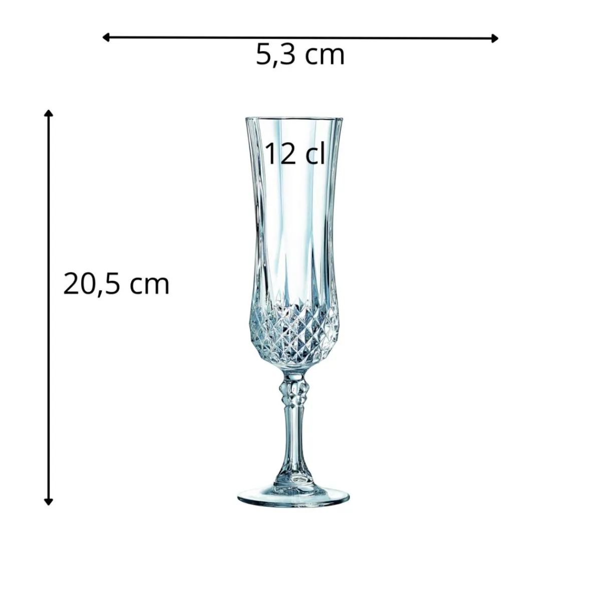 Flûte verre 12 cl West Loop - ARCOROC New