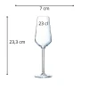 Flûte verre cristallin 23 cl Distinction - CHEF & SOMMELIER New