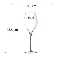 CHEF & SOMMELIER Flûte verre cristallin 35 cl Exaltation Outlet
