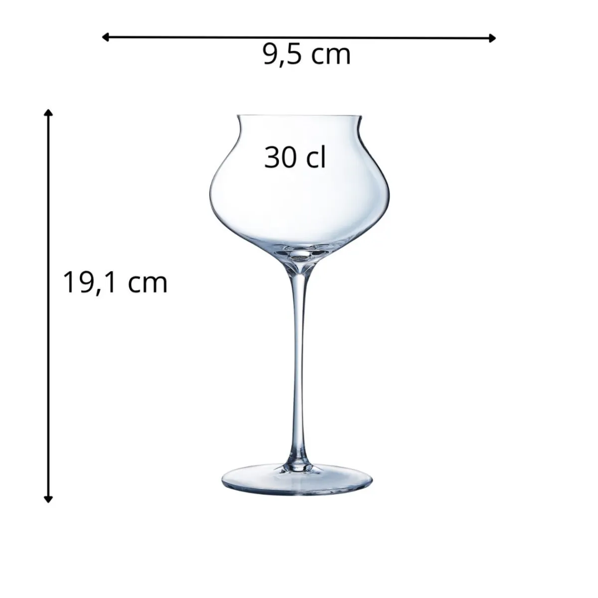 CHEF & SOMMELIER Flûte verre cristallin 30 cl Macaron Fascination Hot