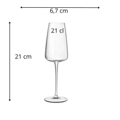 LUIGI BORMIOLI Flûte verre cristallin 21 cl Meravigliosi Clearance