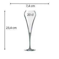 CHEF & SOMMELIER Flûte verre cristallin 20 cl Open Up Hot