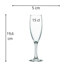 ARCOROC Flûte verre trempé 15 cl Princesa Clearance