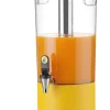 HENDI Fontaine à jus de fruit ABS jaune 31,8x21,6x53,2 cm 8 L Uniq Hot