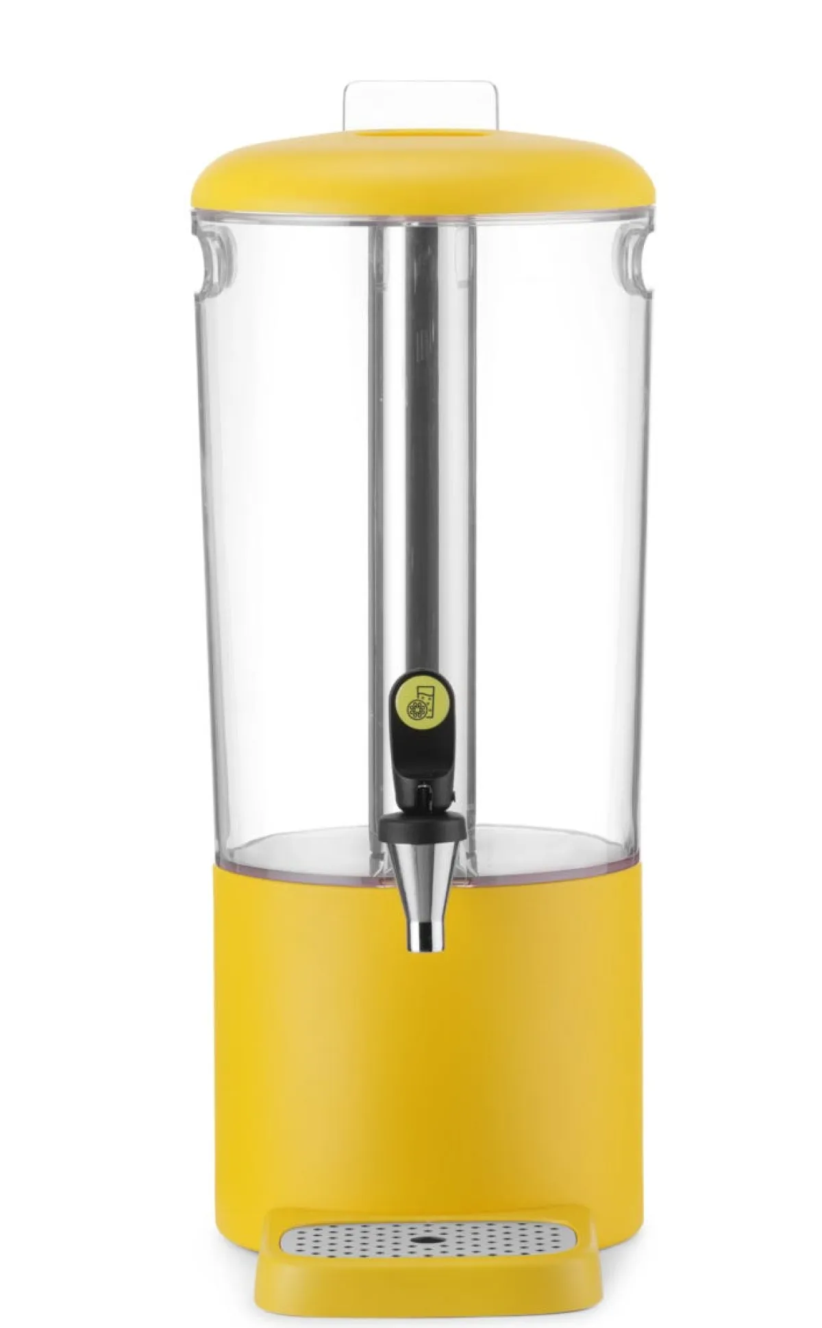HENDI Fontaine à jus de fruit ABS jaune 31,8x21,6x53,2 cm 8 L Uniq Hot