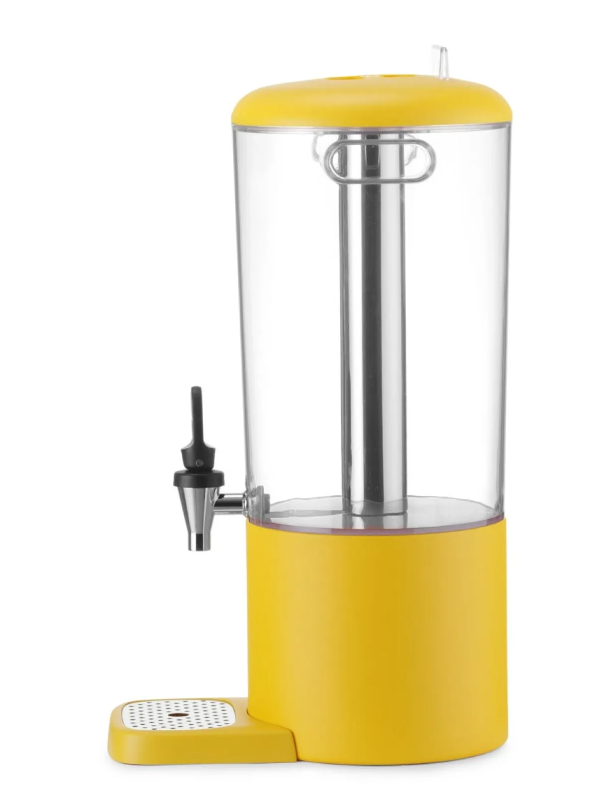 HENDI Fontaine à jus de fruit ABS jaune 31,8x21,6x53,2 cm 8 L Uniq Hot