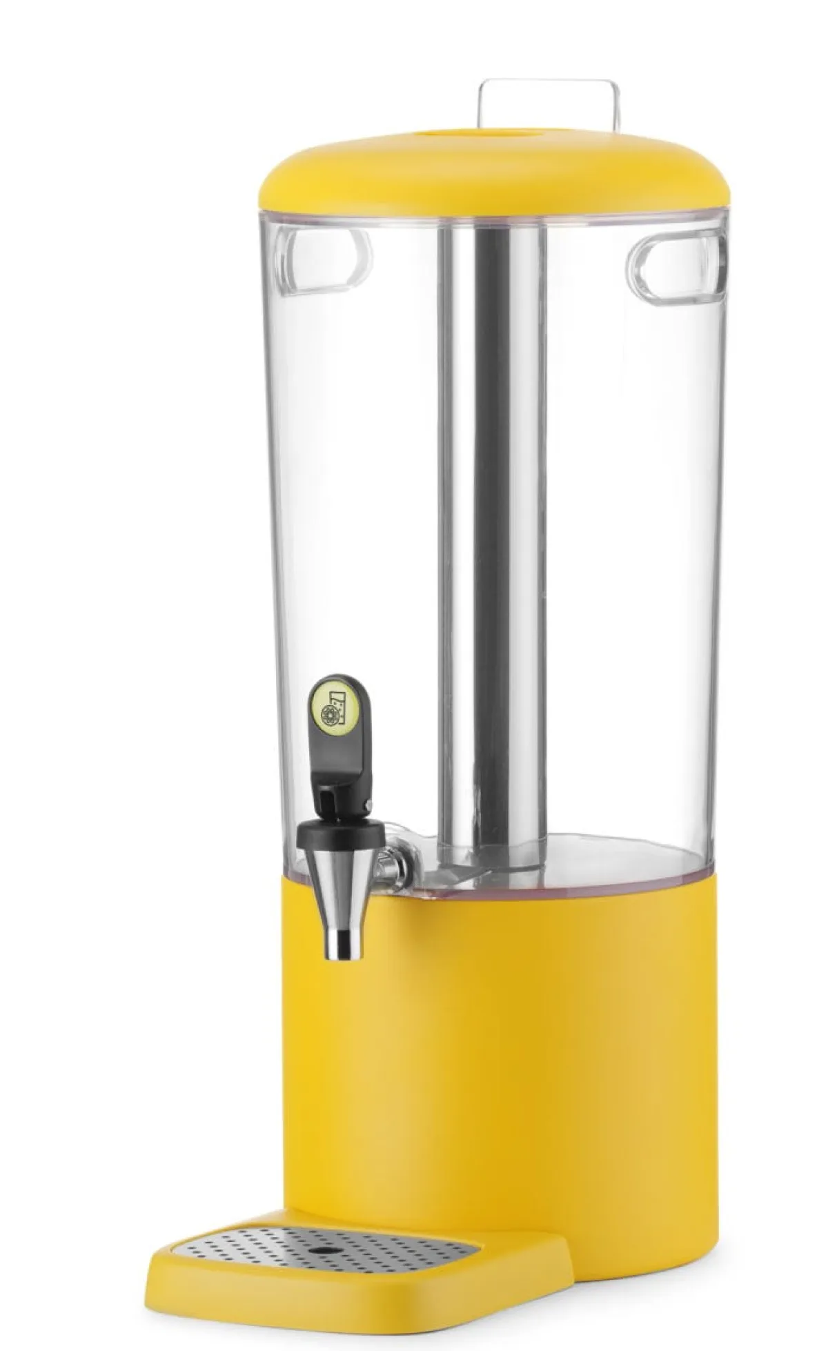 HENDI Fontaine à jus de fruit ABS jaune 31,8x21,6x53,2 cm 8 L Uniq Hot