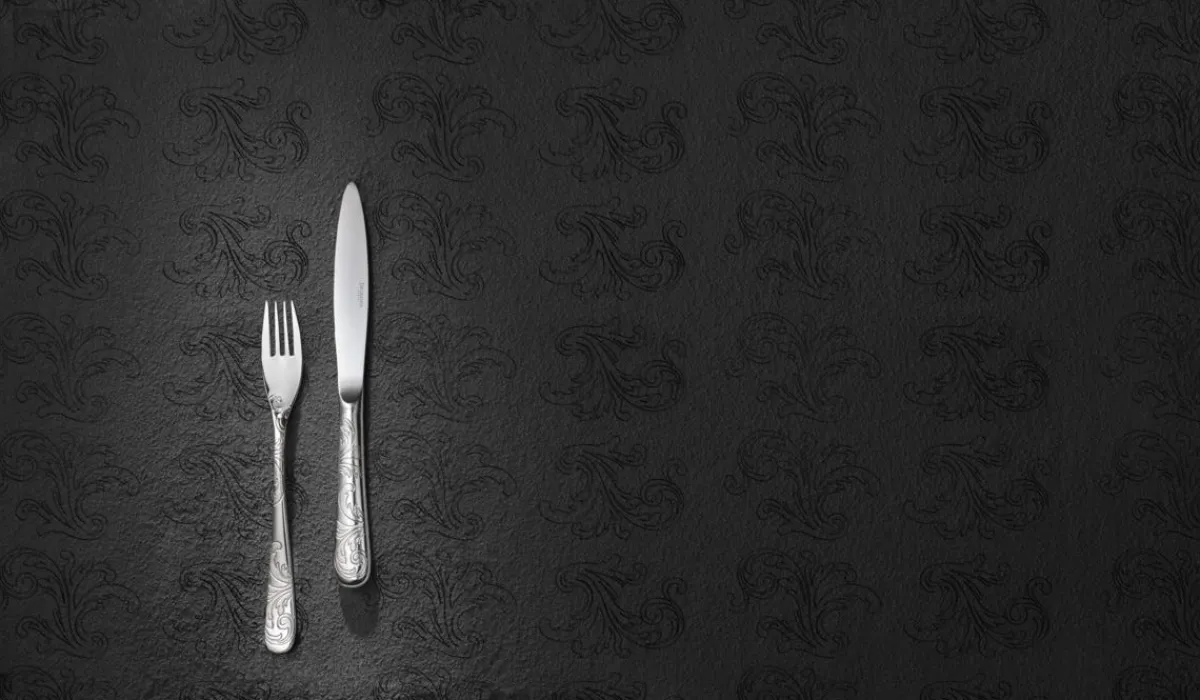 Fourchette à dessert inox 18/10 17,7x1,58 cm Aquatic Couture - DEGRENNE Discount