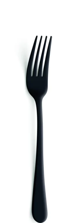 AMEFA Fourchette à dessert noir inox 18/0 18,6x2,2 cm Austin Pvd Black Discount