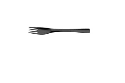Fourchette à dessert noir inox 18/10 18,6 cm Xy Black - DEGRENNE Discount