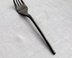 Fourchette à dessert noir inox 17x2,5 cm Rama - COOKPLAY Clearance