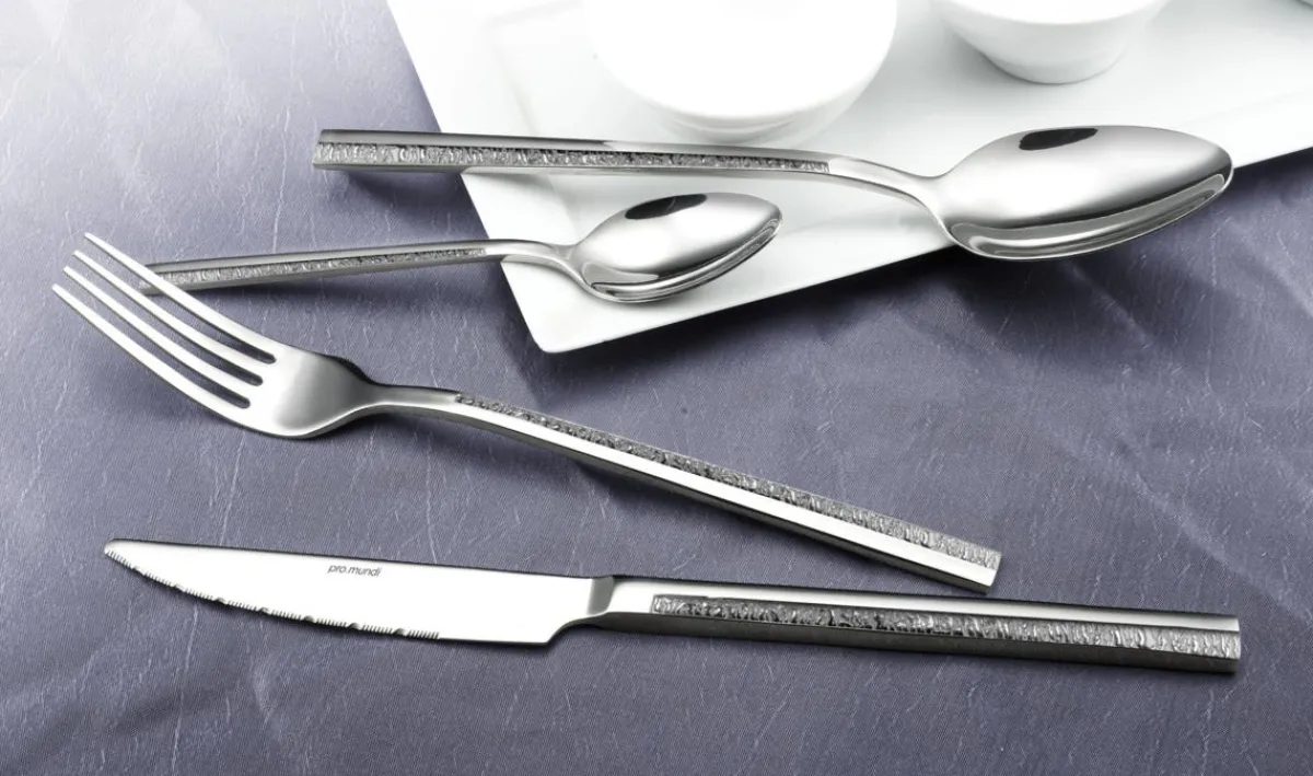 PRO.MUNDI Fourchette de table inox 18/0 21 cm Mineral New