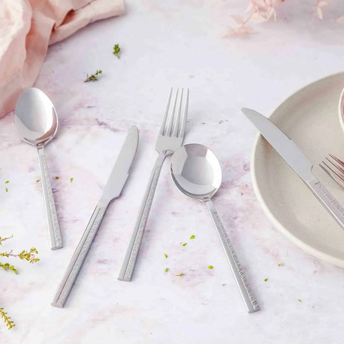 PRO.MUNDI Fourchette de table inox 18/0 21 cm Mineral New