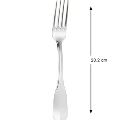 PRO.MUNDI Fourchette de table inox 18/10 20,2 cm Vieux Paris Pm Hot
