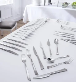 Fourchette de table inox 18/10 21,5 cm Wave - PRO.MUNDI Best