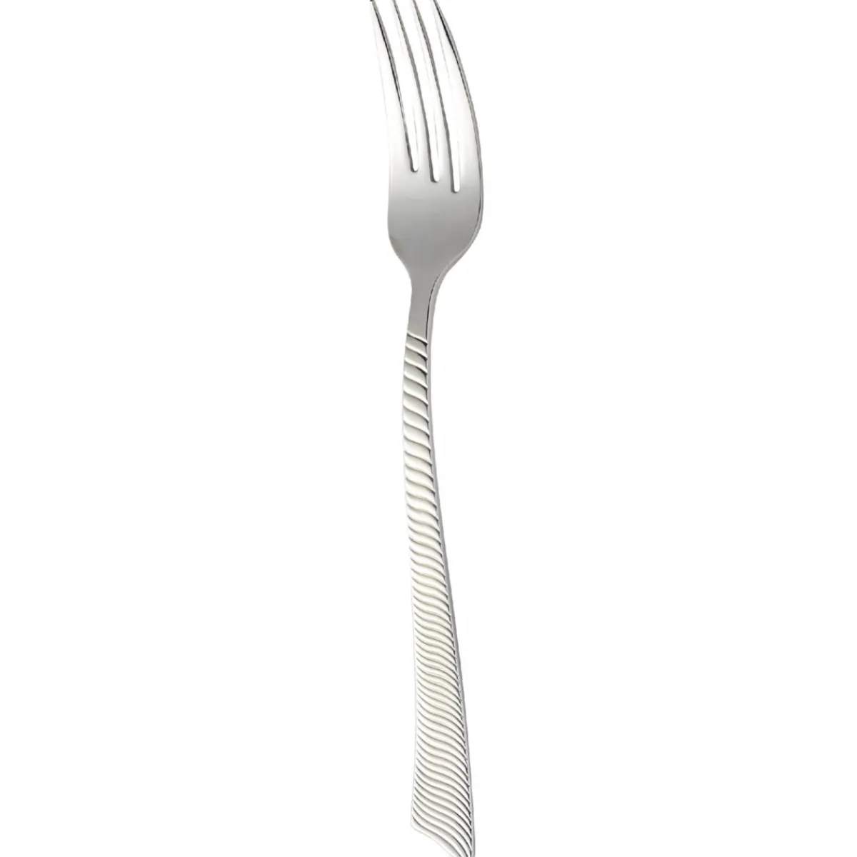PRO.MUNDI Fourchette de table inox 18/10 21,5 cm Wave Cisele Discount
