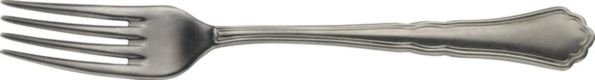 Fourchette de table noir inox 18/10 20,1 cm Settecento - PINTINOX Hot