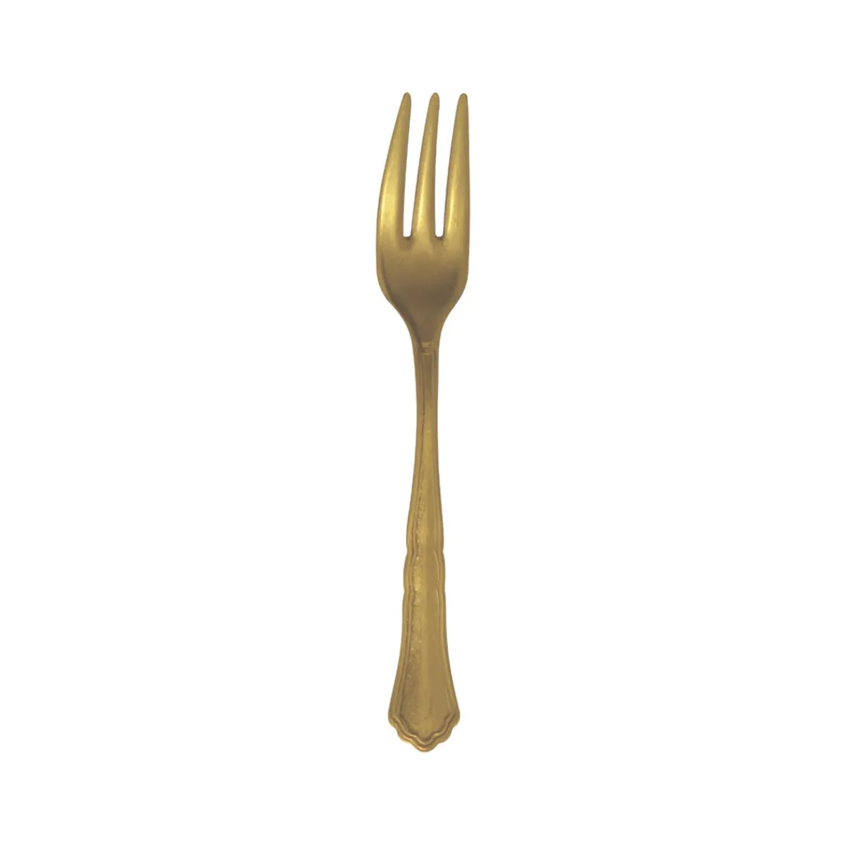 Fourchette à gâteau or inox 18/10 14,8 cm Settecento - PINTINOX Online